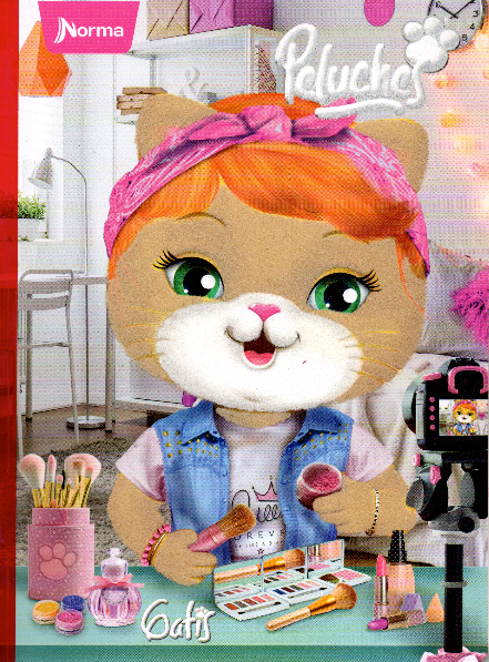 Cuaderno niña ferrocarril 50 hojas GATIS MAQUILLAJE