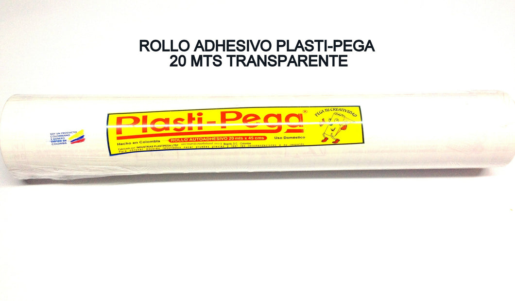 papel adhesivo transparente plasti-pega