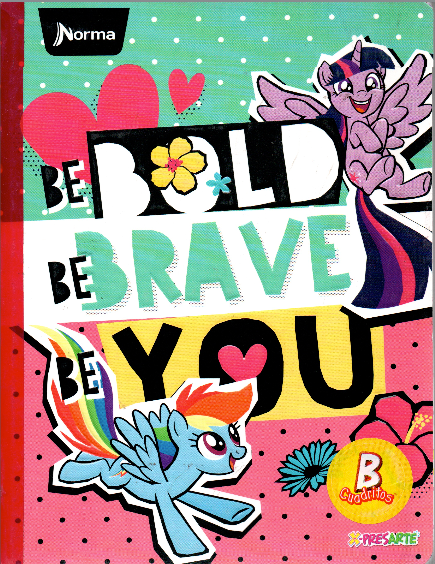 Cuaderno niña cuadritos tiop b 100 hojas PONY VOLADOR