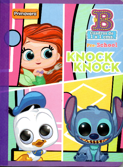 Cuaderno niña cuadritos tiop b 100 hojas STETCH