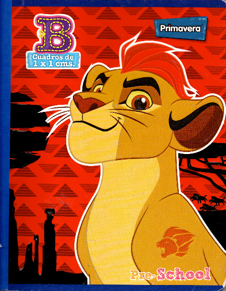 Cuaderno niño cuadritos tipo B 100 hojas SIMBA