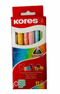 Crayola/ Creyon / Crayon Jumbo Kores x 12 triangular