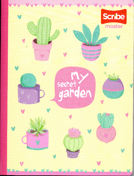 Cuaderno niña cuadriculado 100 hojas CAPTUS