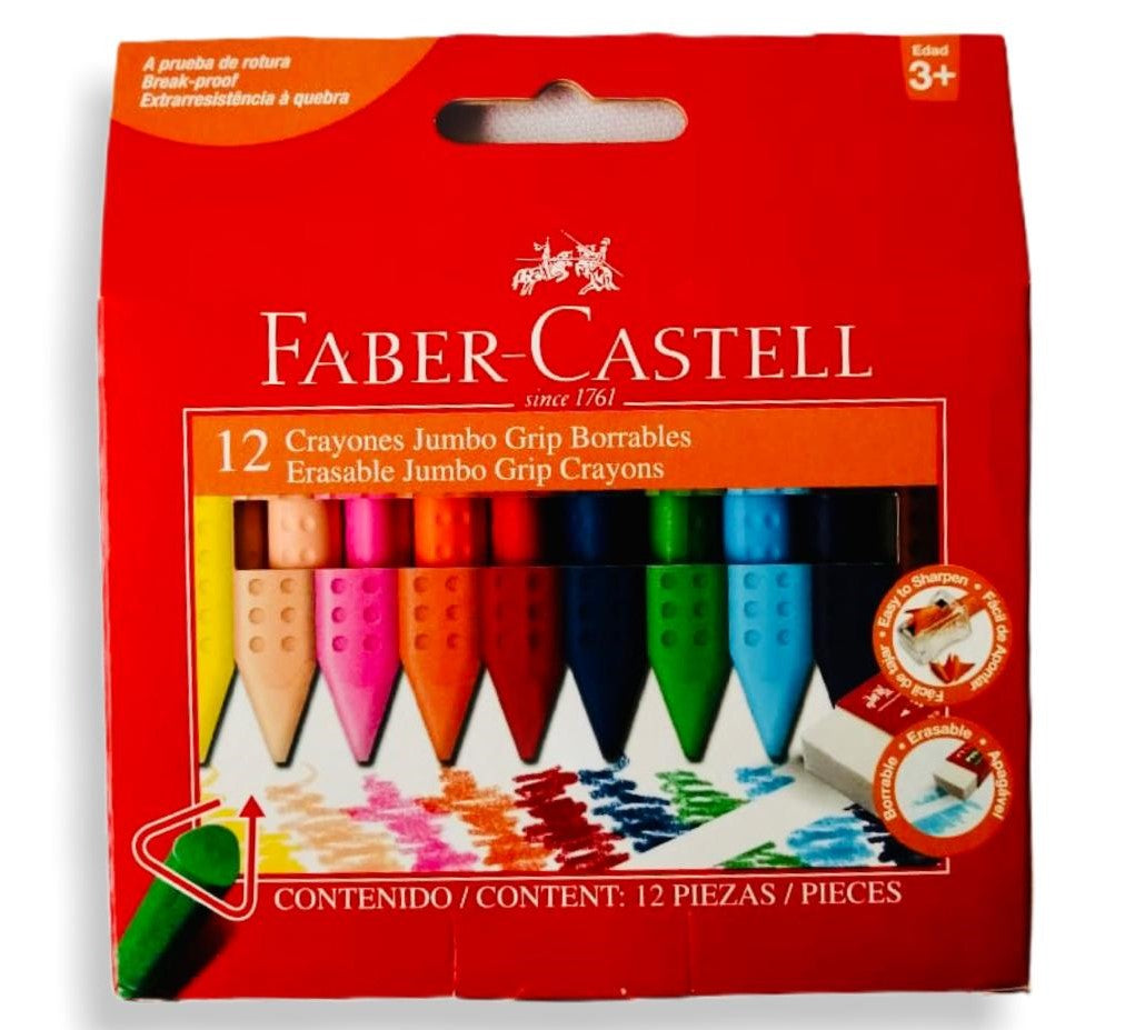 Crayola /Creyon / Crayon Grip Faber x 12