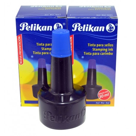 Tinta para sellos pelikan Azul